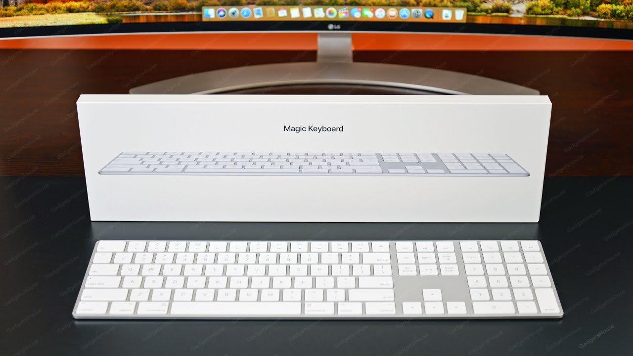 apple magic keyboard with numeric keypad led light