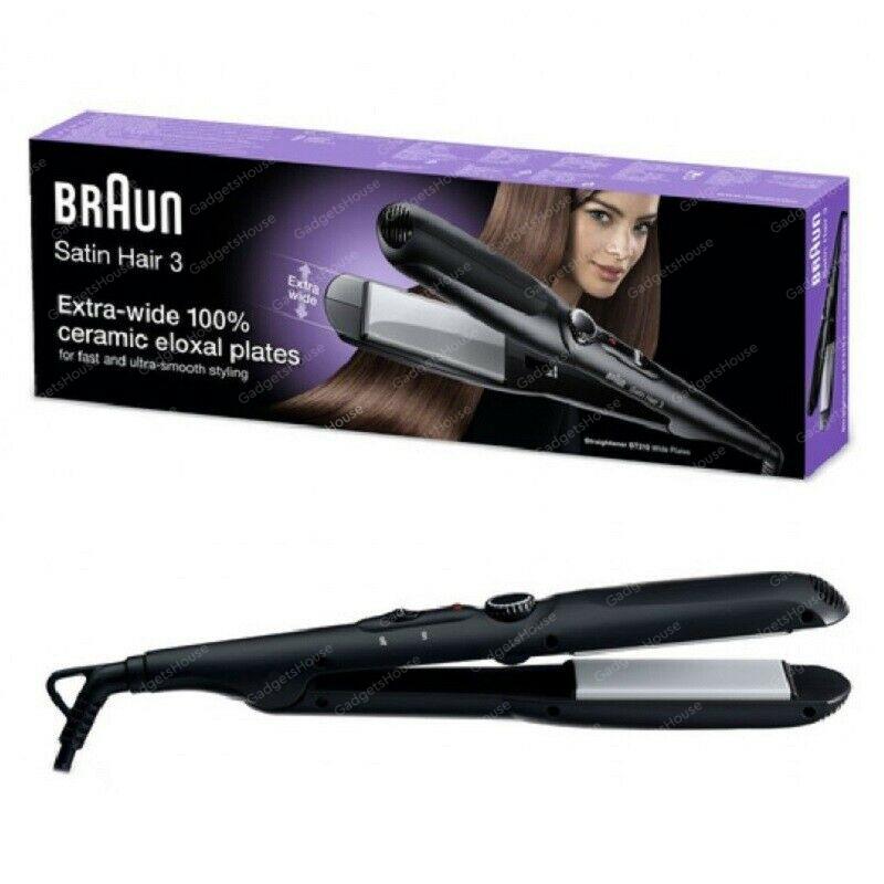Braun Satin Hair 3 ST 310 Hair Straightener With Wide Plates – Gadgets House